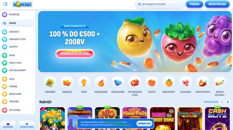 Nomini Homepage
